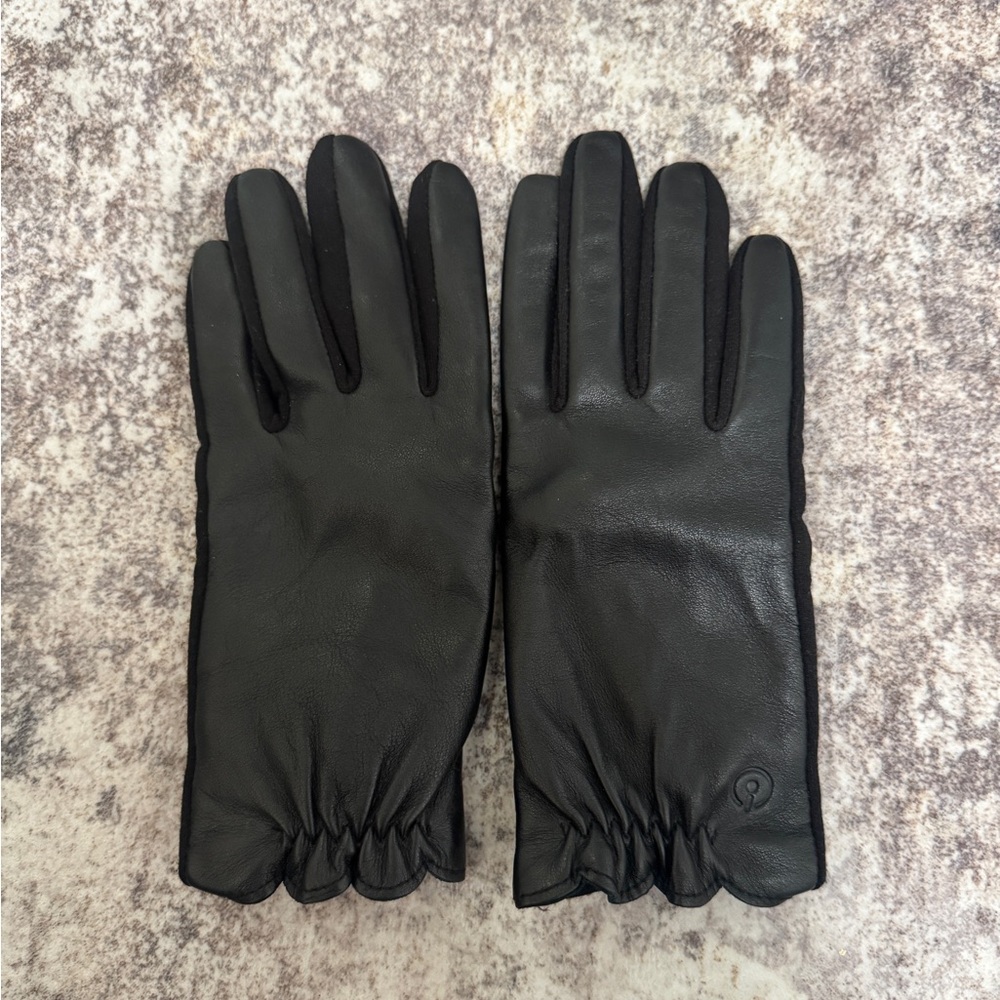 Black Leather Men's Gloves